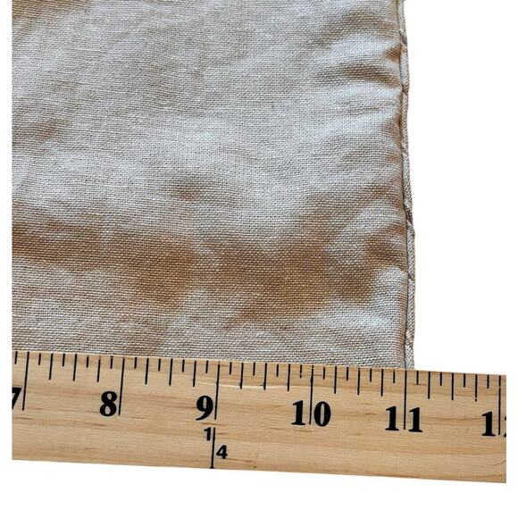 Jason Wu Women's Wide Leg Pants Linen Beige Braid Detail Slash Pocket Size 10 - Picture 6 of 11